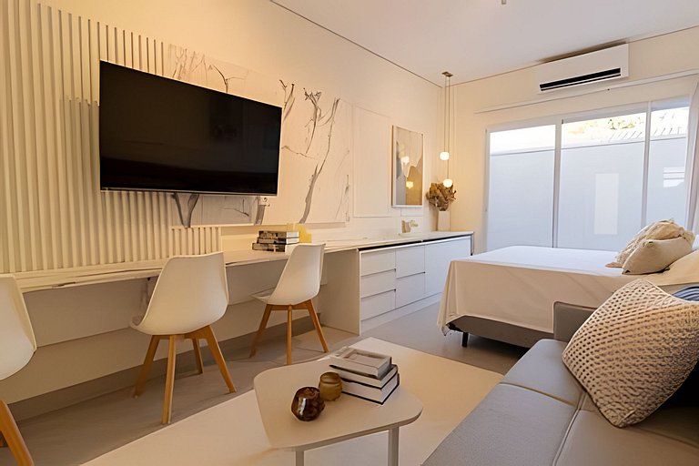 Conforto em Peruibe - Condomínio fechado e piscina