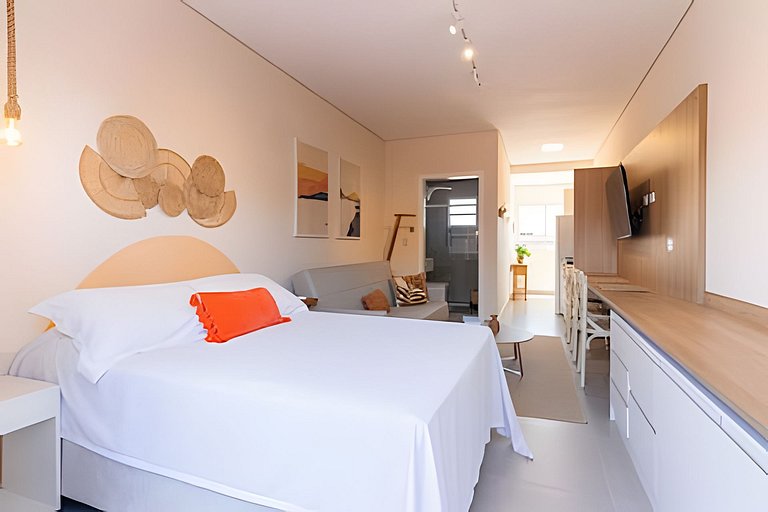 Refúgio Perfeito em Peruíbe | Studio com Piscina