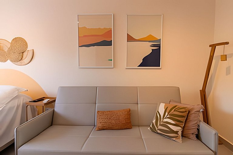 Refúgio Perfeito em Peruíbe | Studio com Piscina