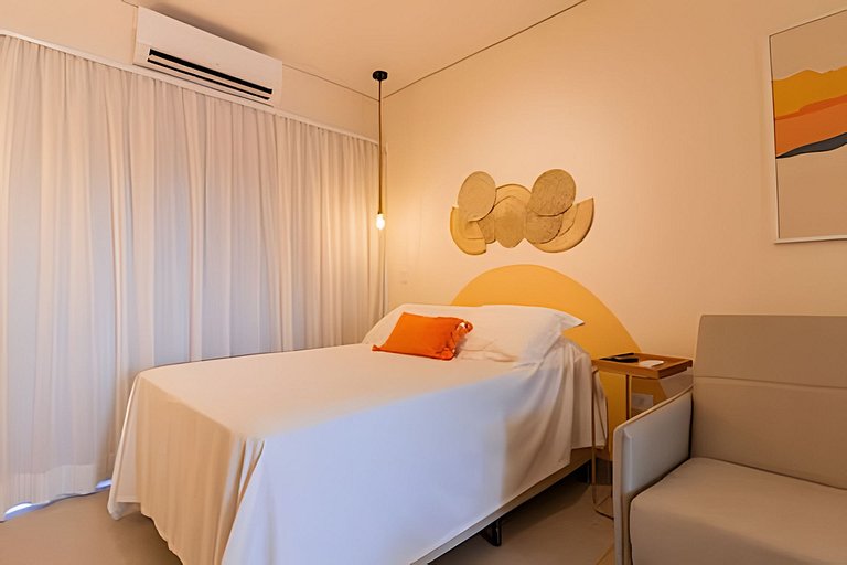 Refúgio Perfeito em Peruíbe | Studio com Piscina