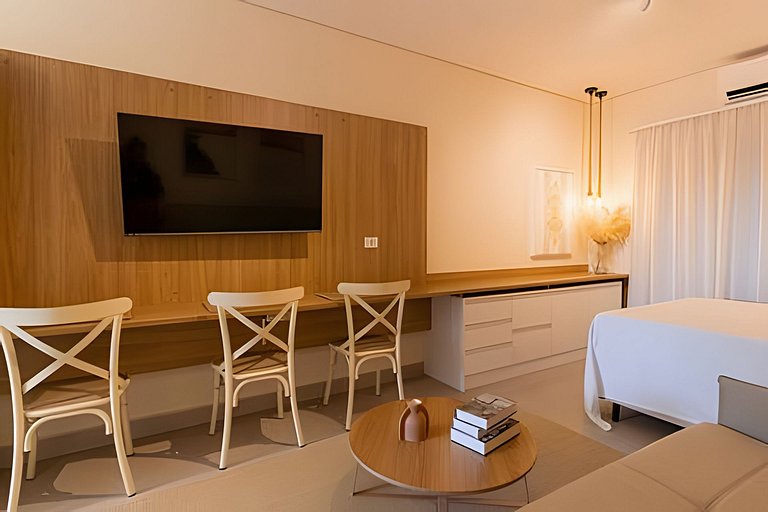 Refúgio Perfeito em Peruíbe | Studio com Piscina