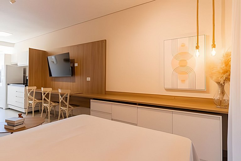 Refúgio Perfeito em Peruíbe | Studio com Piscina
