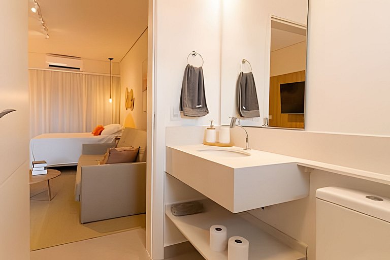 Refúgio Perfeito em Peruíbe | Studio com Piscina