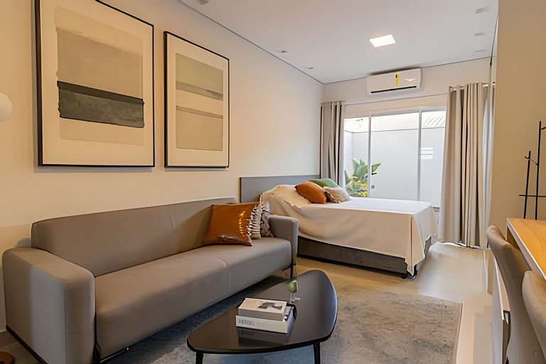 Studio aconchegante a 500m do centro