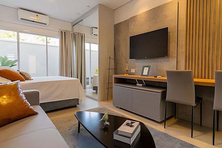 Studio aconchegante a 500m do centro