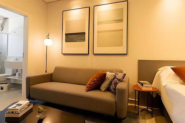 Studio aconchegante a 500m do centro