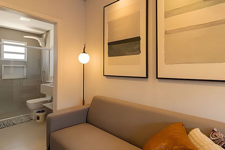 Studio aconchegante a 500m do centro