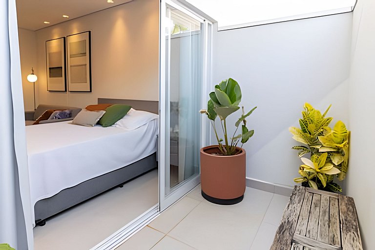 Studio aconchegante a 500m do centro