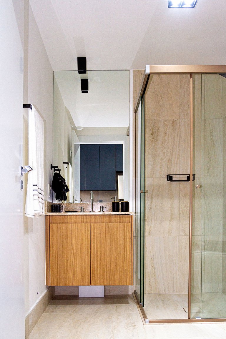 Apt moderno c/academia e piscina