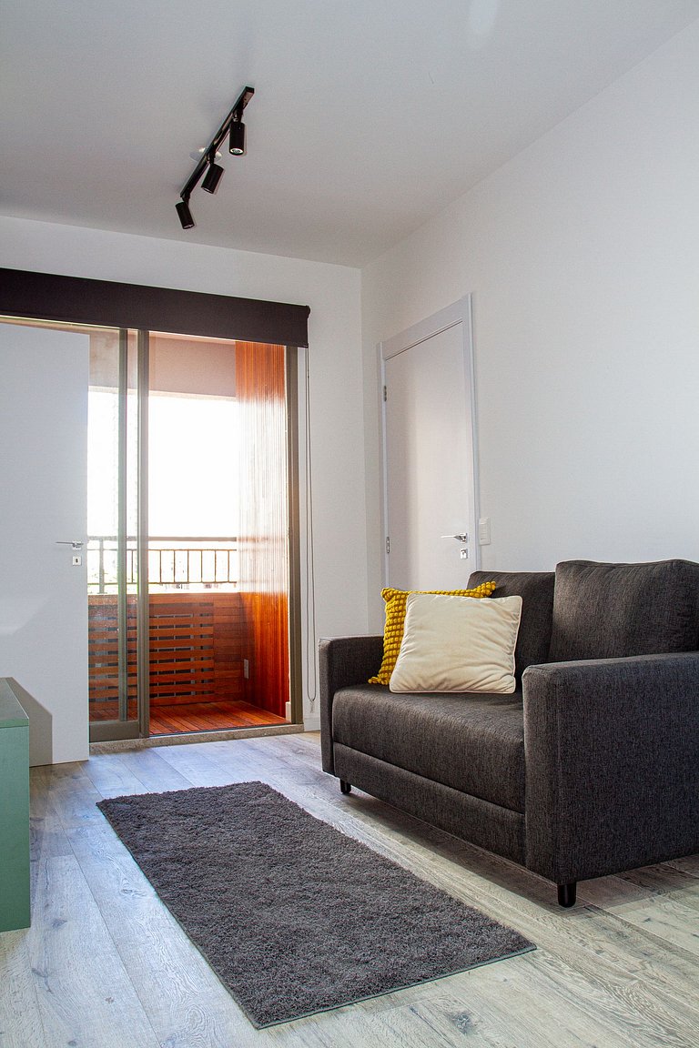 Apt 2 quartos luxuoso no campo belo. Ar e piscina