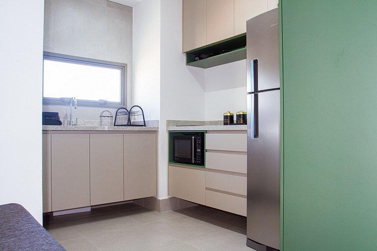 Apt 2 quartos luxuoso no campo belo. Ar e piscina