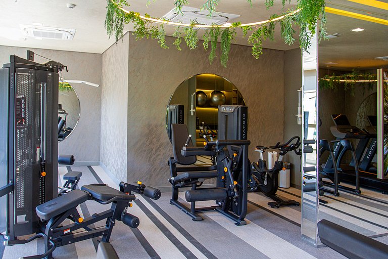 Apt 2 quartos luxuoso no campo belo. Ar e piscina