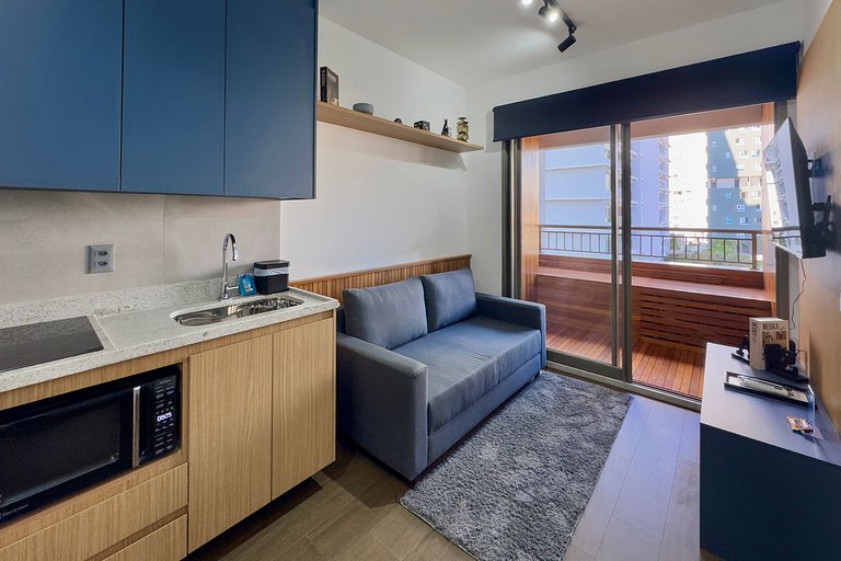 Apt moderno c/academia e piscina