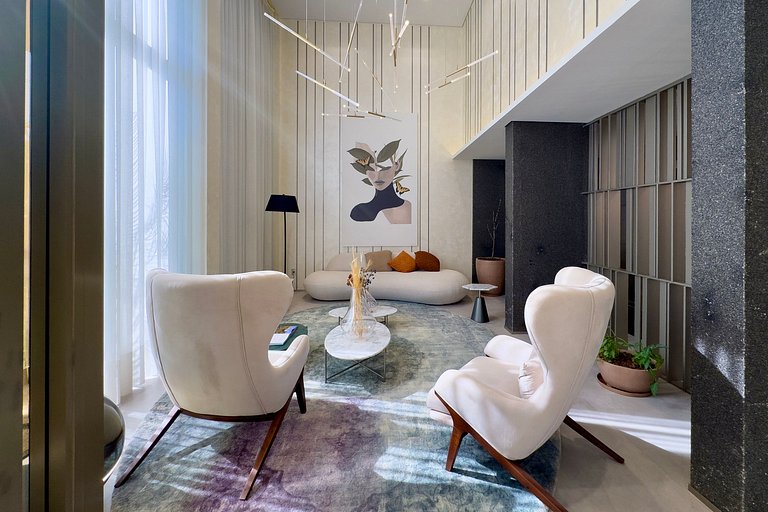 Apt moderno c/academia e piscina