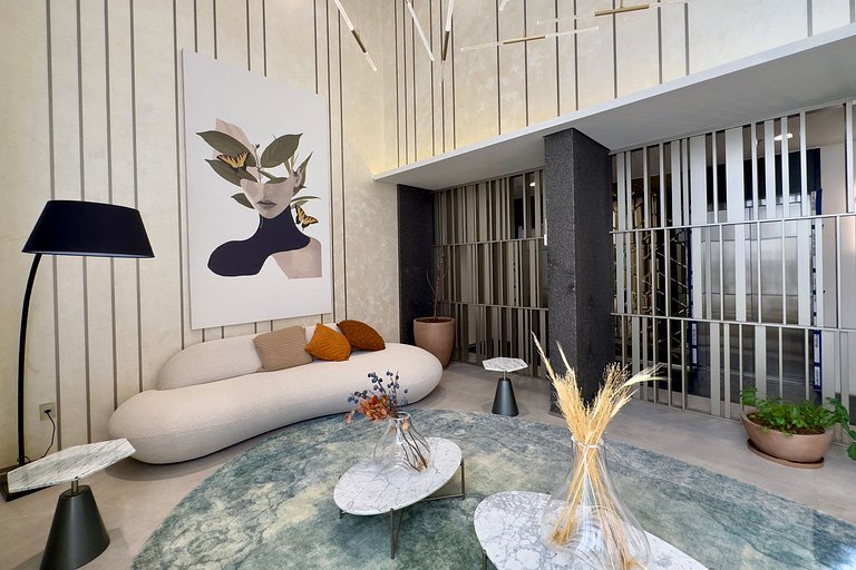 Apt moderno c/academia e piscina