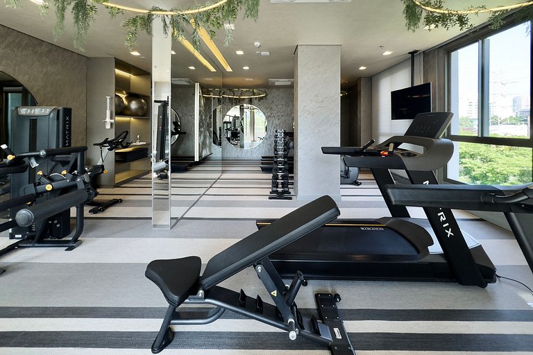 Apt moderno c/academia e piscina