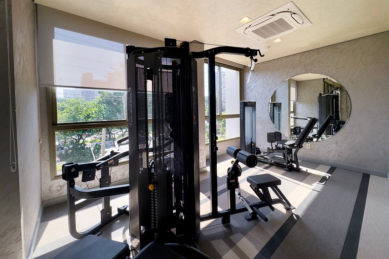 Apt moderno c/academia e piscina