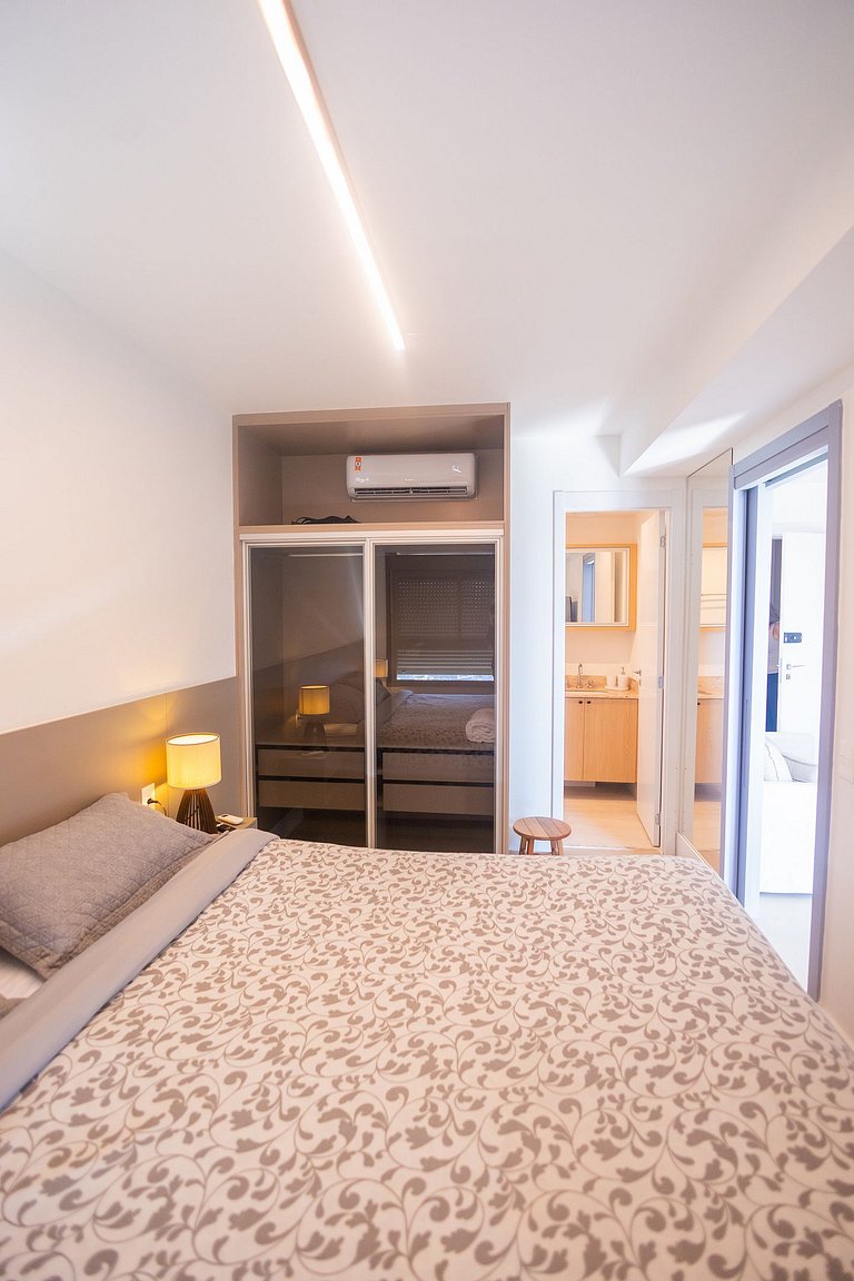 Apartamento luxuoso - cama king size