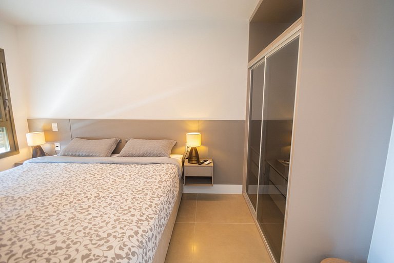 Apartamento luxuoso - cama king size