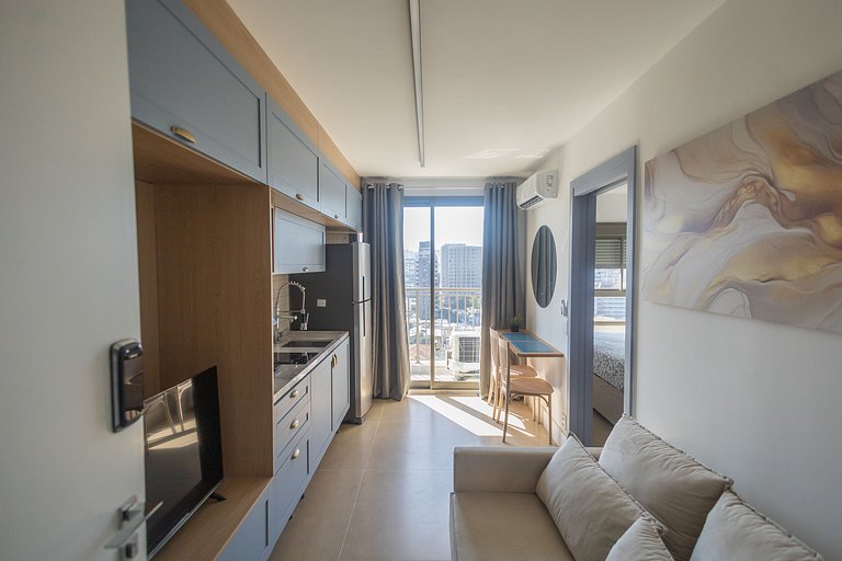 Apartamento luxuoso - cama king size