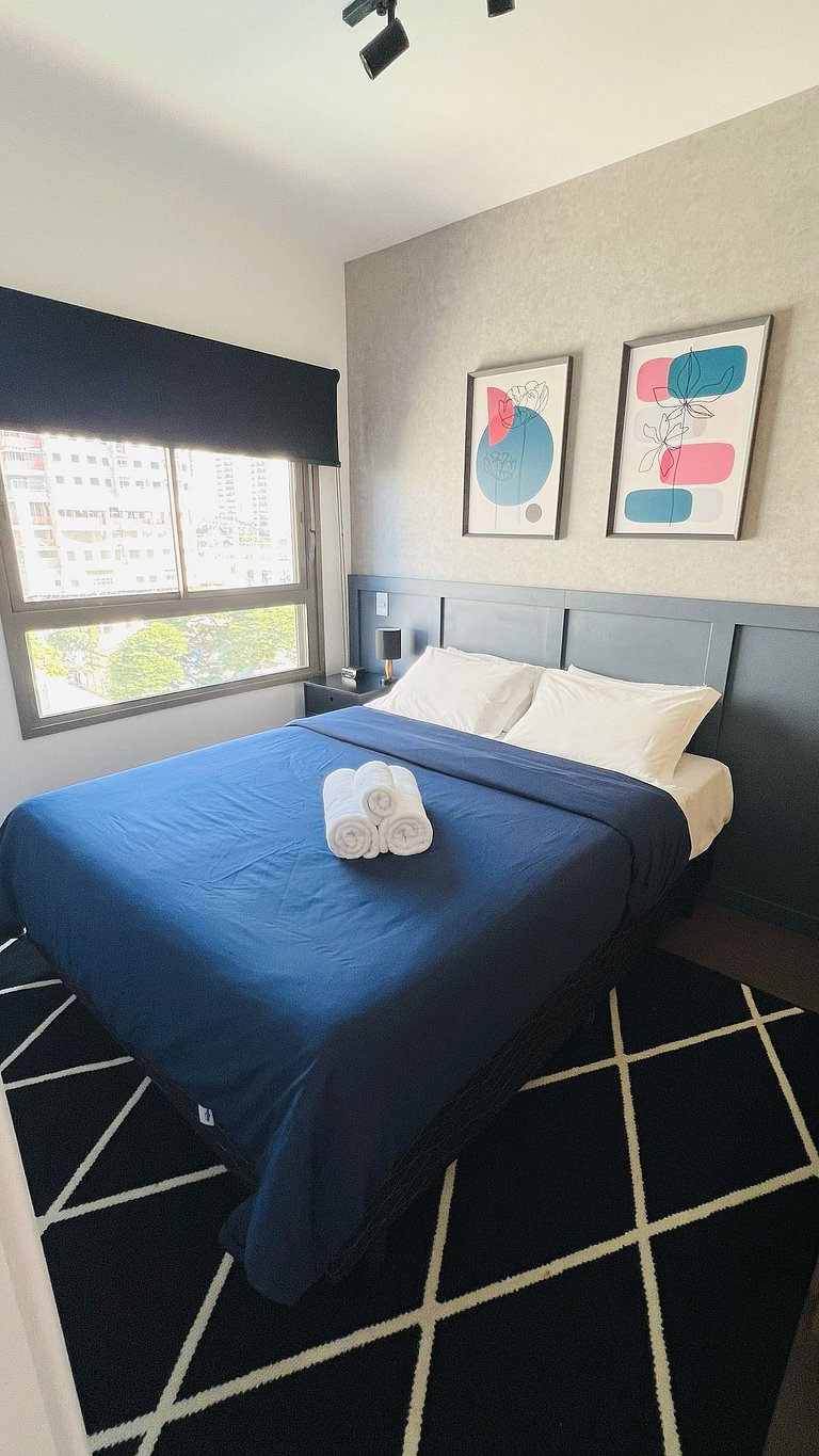 Apt moderno c/academia e piscina