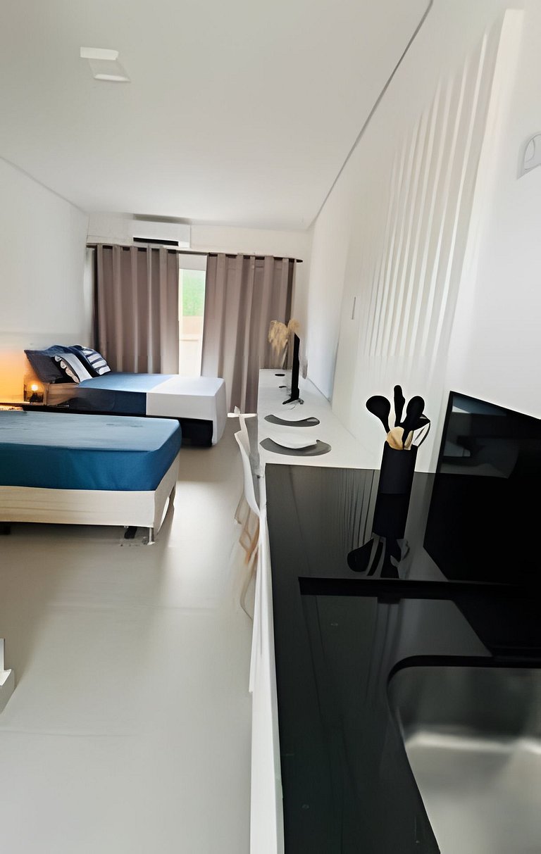 Apartamento para 3 pessoas - Centro de Peruibe