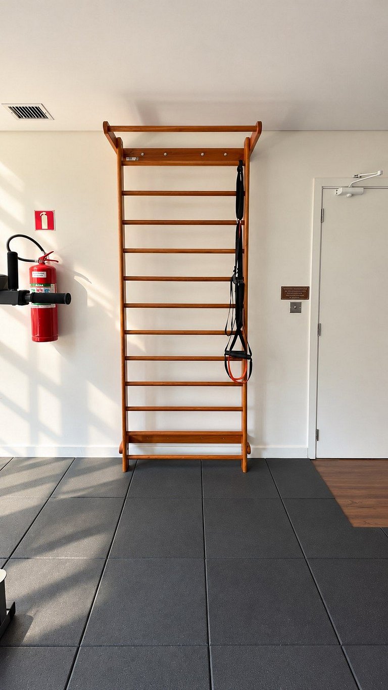 Studio moderno com varanda e vista na Vila Olímpia