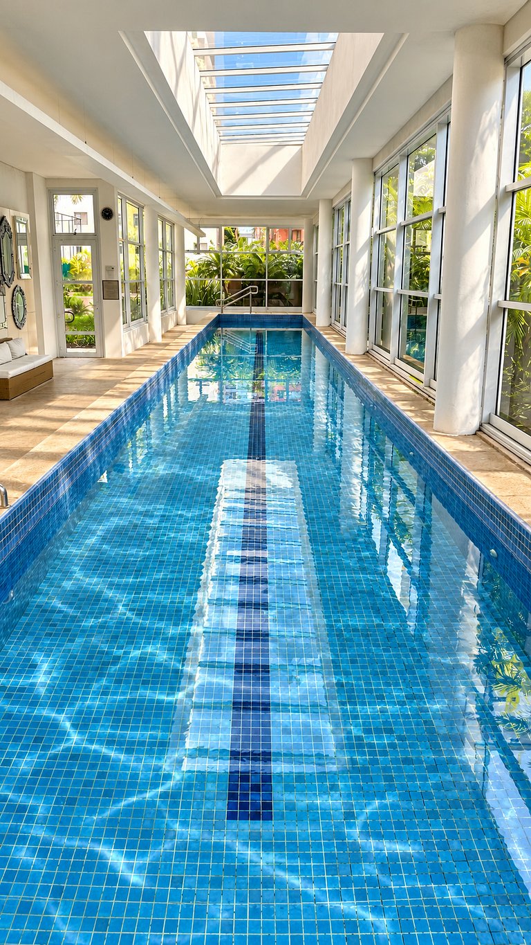 Studio no Brooklin com piscina e academia