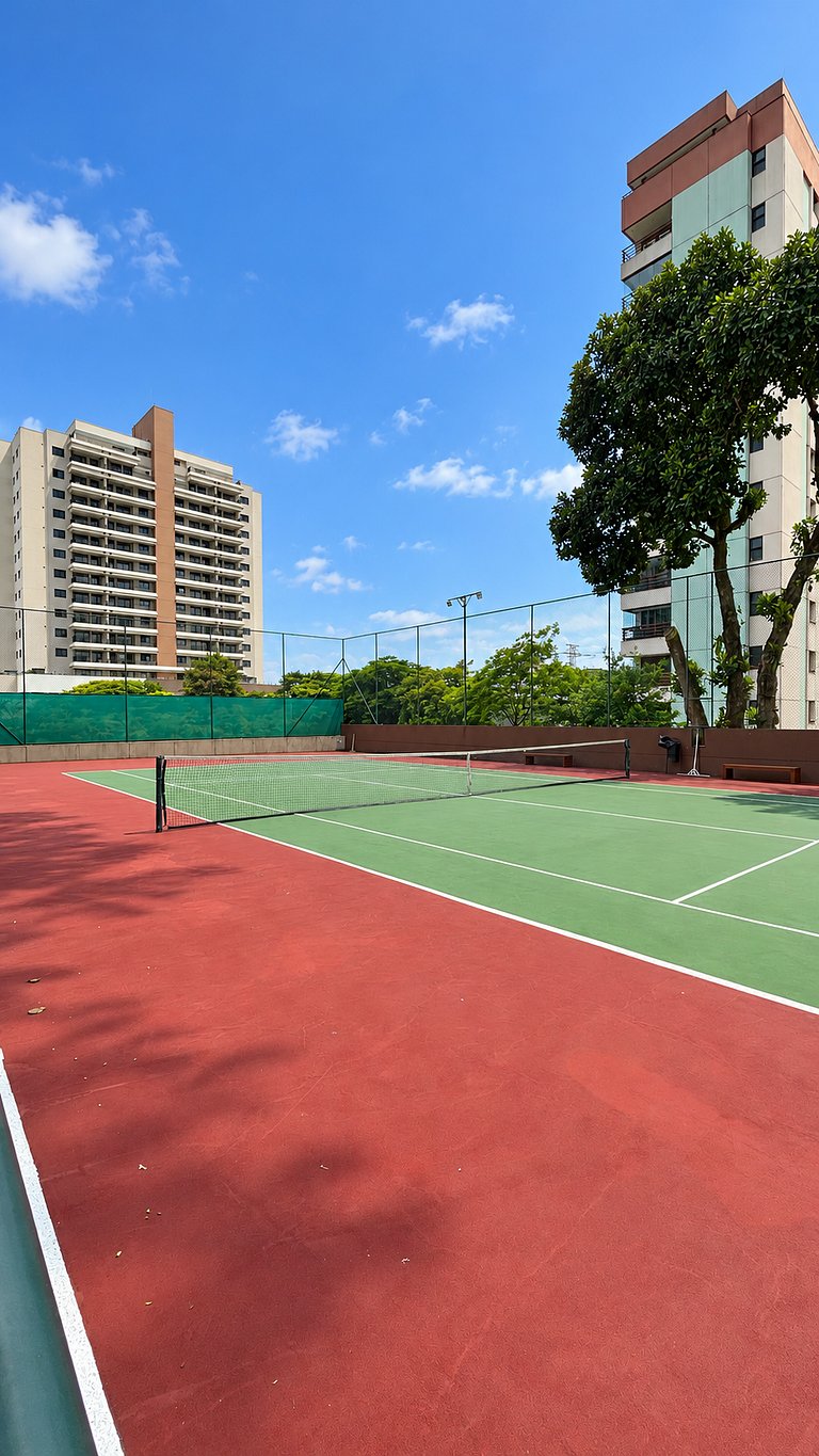 Studio no Brooklin com piscina e academia