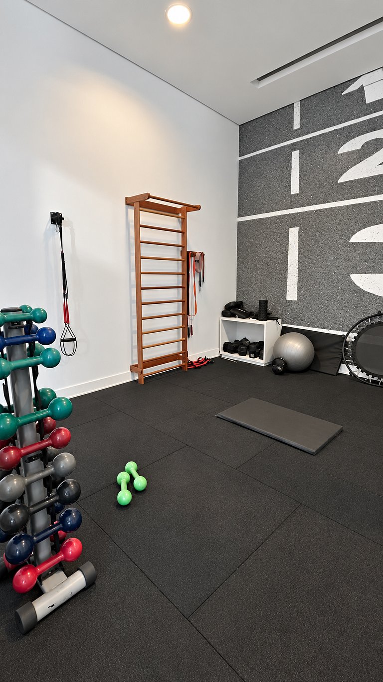 Studio no Brooklin com piscina e academia