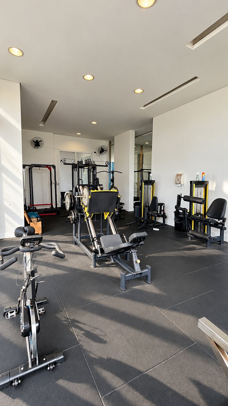 Studio no Brooklin com piscina e academia