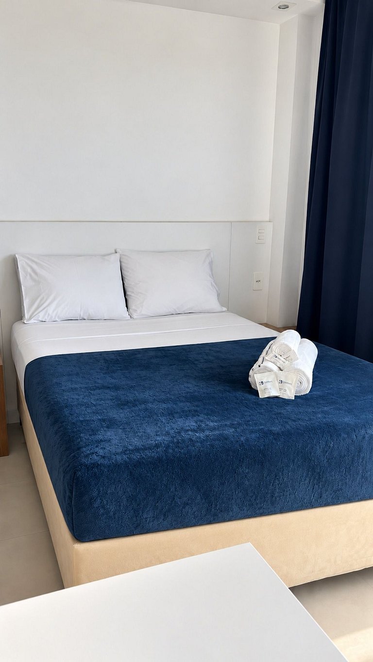 Studio no Brooklin com piscina e academia
